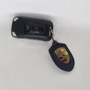 Vintage Porsche‎ Key with Keychain HAA Blade 316 MHz Remote Entry 2000s